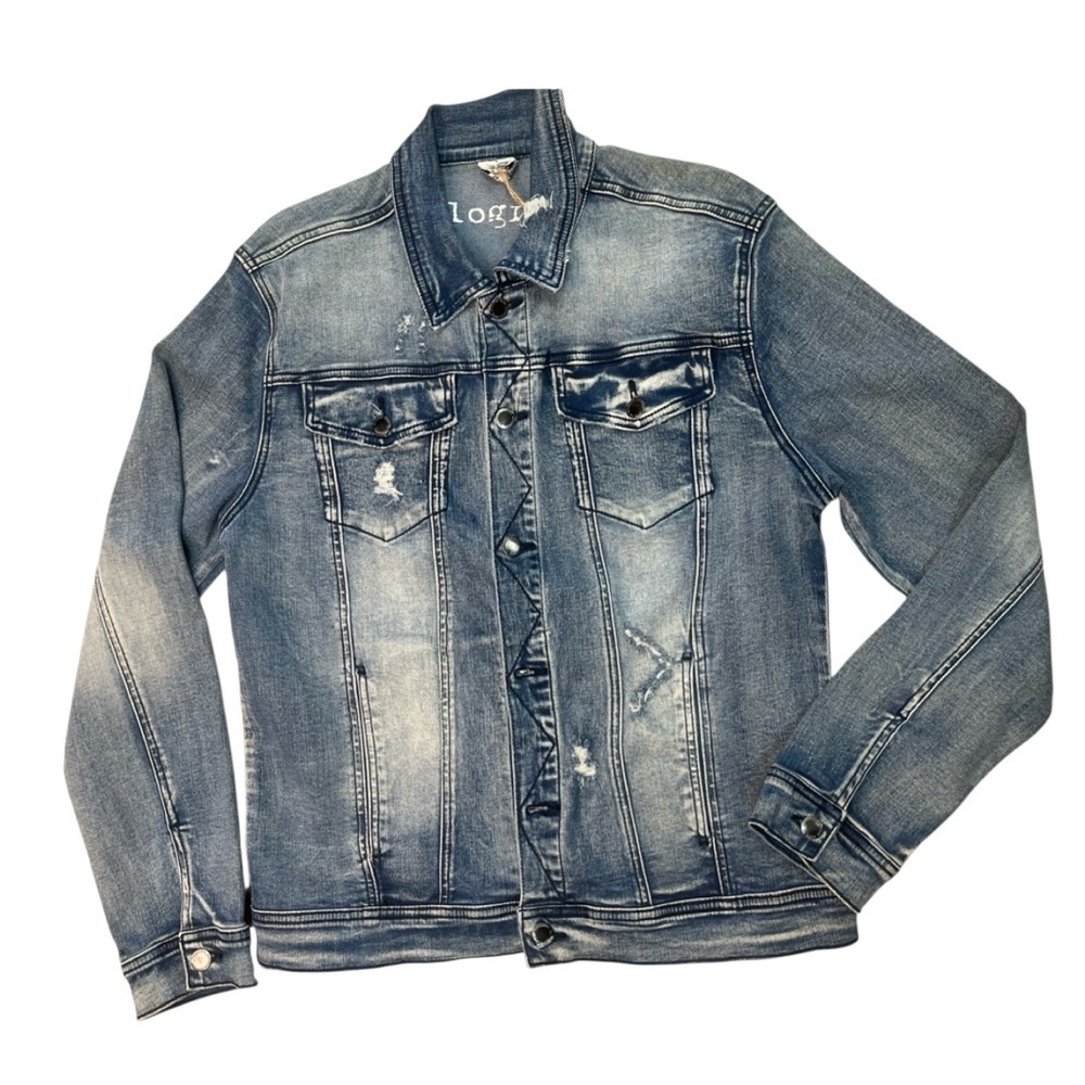 Sz Large kilogram Classic Blue Denim Jacket